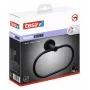Tesa MOON BLACK handdoekring zelfklevend metaal poedergecoat mat zwart