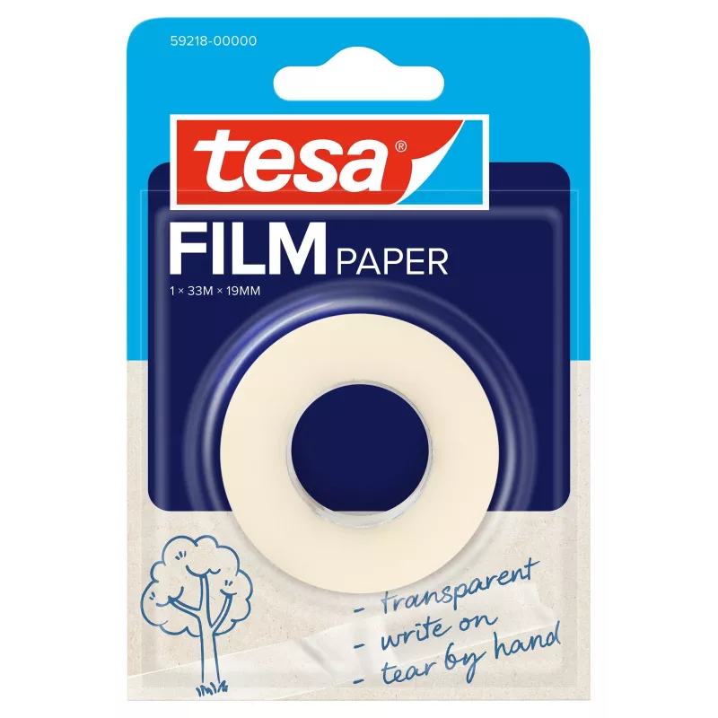 Tesa Film Paper 8x transparant om te beschriften en te vouwen