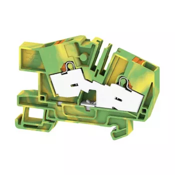 Weidmüller AITB 6 BB 2C PE aardleiding-rijgklem, PUSH IN, 6 mm², 41 A, 800 V, groen/geel