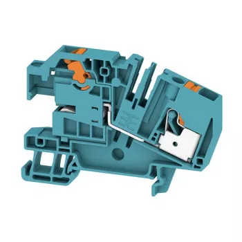 Weidmüller AITB 6 BB NDT BL nulleider-scheidingsklem, schroefaansluiting, 6 mm², blauw