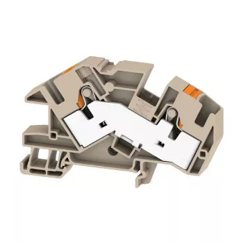 Weidmüller AITB 16 BB 2C installatie-rijgklem, schroefaansluiting, DIN-rail, 500V, 76A, 0,5-16 mm², donkerbeige