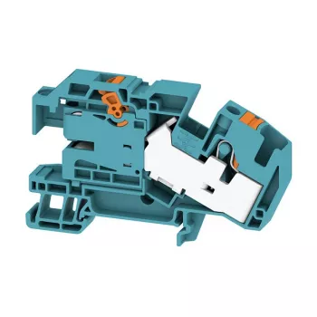 Weidmüller AITB 16 BB NDT BL zekeringklem, schroefaansluiting, 400 V, 6,3 A, blauw, 10 mm striplengte