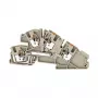 Weidmüller AITB 4 BB L-L installatie-rijgklem, 4 mm², 400 V, 32 A, blauw, schroefaansluiting, DIN-rail