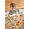 Lassig Little Mateys 5-delige tafelset Royal Blue - bord, schaal, beker, lepel, vork
