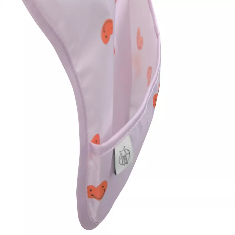 Lassig waterdichte slabbetjesset 6m+ Happy Rascals Heart Lavender