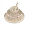 Lassig Happy Rascals Heart Lavender 5-delige kinderserviesset