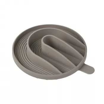 PALOPA Yumo slow feeder hondenbak inzetstuk siliconen Taupe