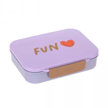 Lassig Bento 12100157012 Little Gang Heart Lila bentobox