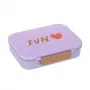 Lassig Bento 12100157012 Little Gang Heart Purple broodtrommel