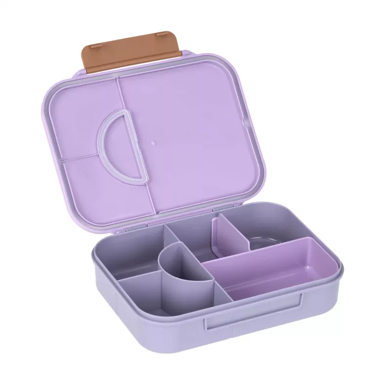 Lassig Bento 12100157012 Little Gang Heart Purple broodtrommel