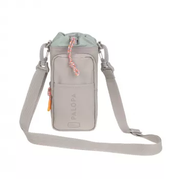 PALOPA 2-in-1 flessenhouder en snoepzakje Boudi Taupe