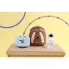 LASSIG Tritan drinkfles 420 ml Tiny Team Dog mint/blauw