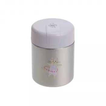Lassig Food Jar - lunchthermosfles 315 ml Tiny Team Kitten