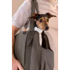 PALOPA Weda crinkled chocolade draagtas voor honden tot 10 kg