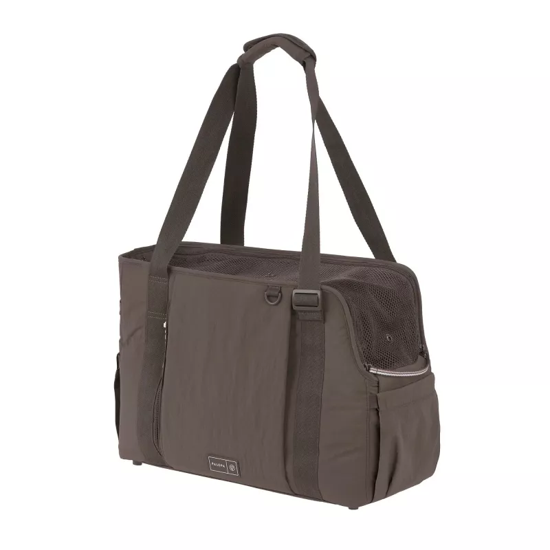PALOPA Weda crinkled chocolade draagtas voor honden tot 10 kg