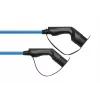 kabelmeister® EV-laadkabel Mode 3, Type 2 stekker naar koppeling, 3-fasig, 16 A, 11 kW, blauw, 5 m