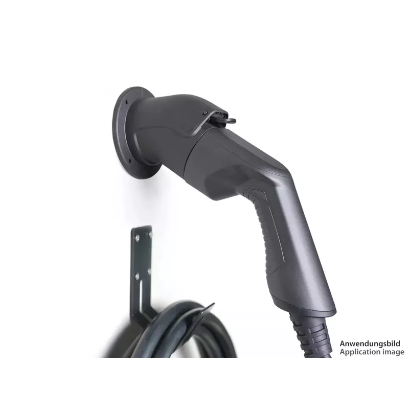 kabelmeister wandhouder voor Type 2 EV-laadkabel - zwart