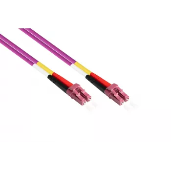 Kabelmeister OM4 Duplex LC/LC Multimode glasvezel patchkabel 3m