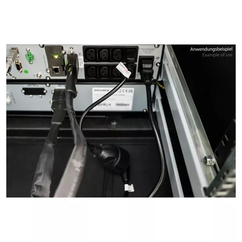 Kabelmeister netkabel C14 naar Schuko stopcontact zwart 0,5m