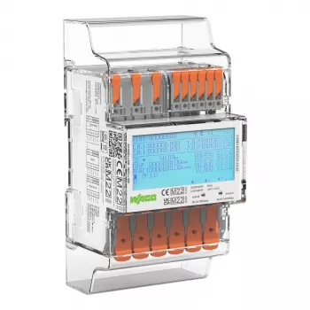 WAGO 879-3000 4PU driefasige energiemeter digitaal 65 A MID-conform 1 stuk