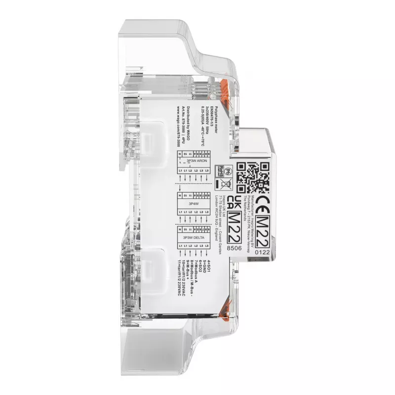 WAGO 879-3000 4PU driefasige energiemeter digitaal 65 A MID-conform 1 stuk
