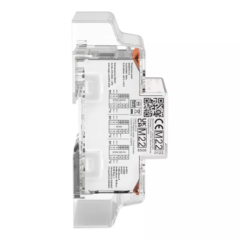 WAGO 879-3020 4PS digitale driefasige energiemeter 65 A MID-conform
