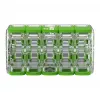 WAGO 221-430 COMPACT 2-aderige verbinder, 0,2-4 mm², 15 stuks, Green Range