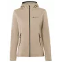 Vaude Idris Fleece Hoody dames Linen maat M