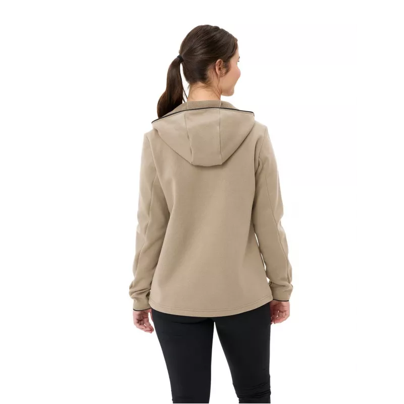 Vaude Idris Fleece Hoody dames Linen maat M