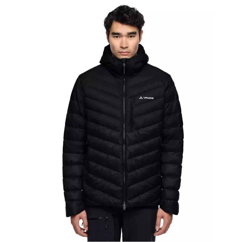 Vaude Monviso donsjas met capuchon - zwart, maat M