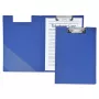 FolderSys A4 klembordmap blauw polypropyleen PP klemmechanisme met pennenhouder
