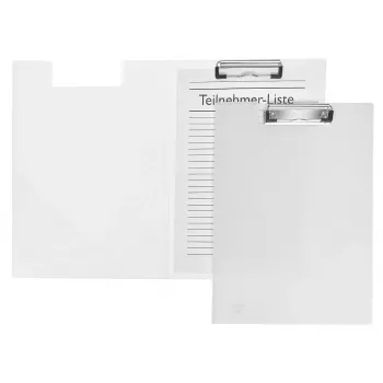 Foldersys transparante klembordmap A4 PVC