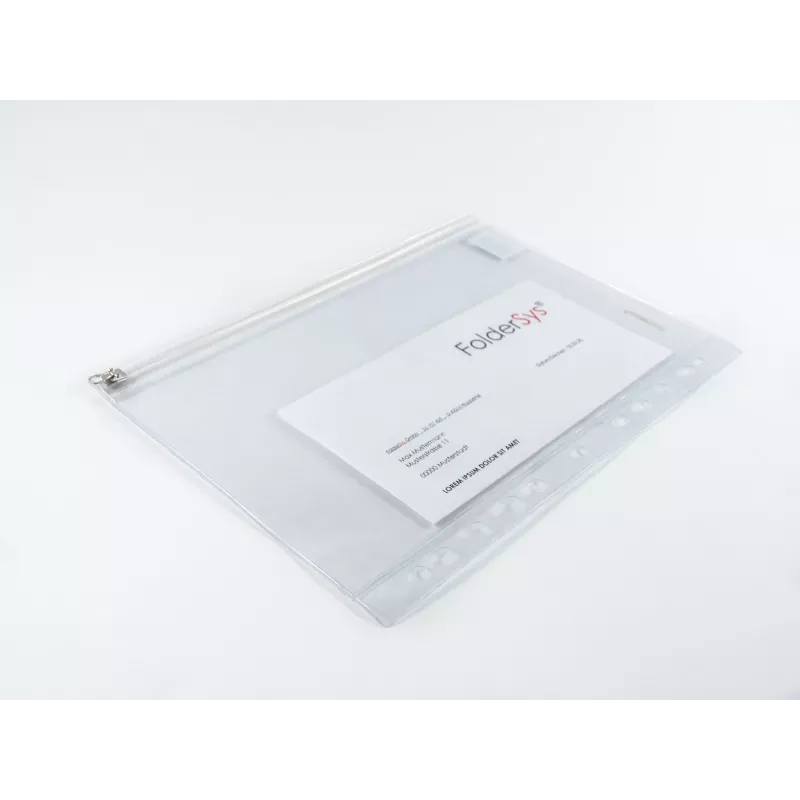 FolderSys document verzamelhoes 40410-00 213/190x305mm PVC transparant