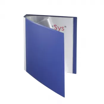 FolderSys display book A4 40 hoezen blauw