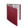 FolderSys display book bordeaux met 40 vakken