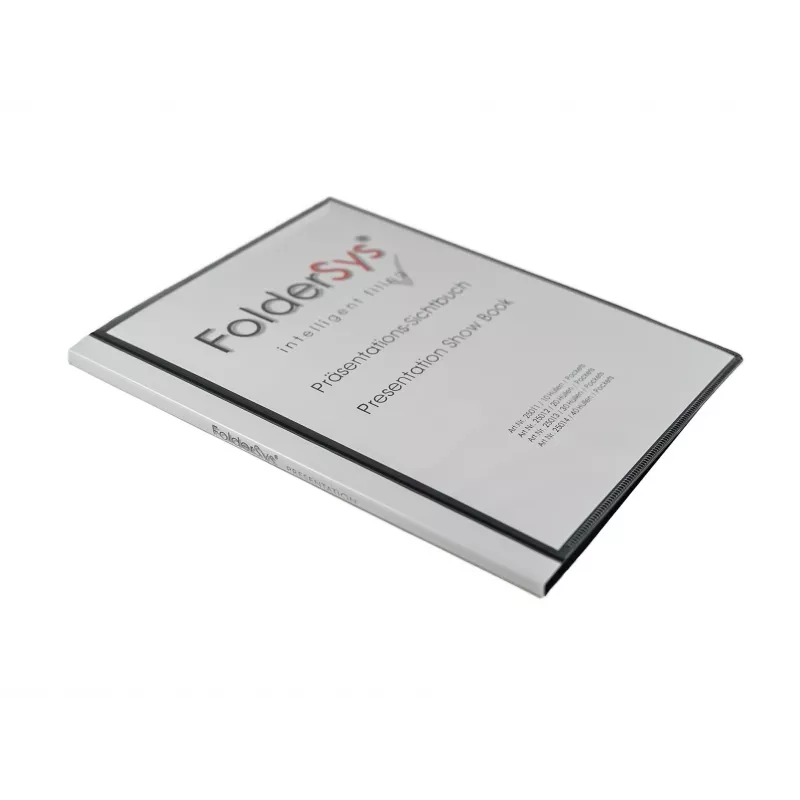 FolderSys display book A4 zwart met 10 hoezen
