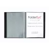 FolderSys display book A4 zwart 20 vakken