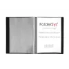 Foldersys display book A4 zwart 40 hoezen