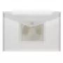 FolderSys A4 insteekhoes liggend met CD/jewelcase-vak, transparant, 10 stuks