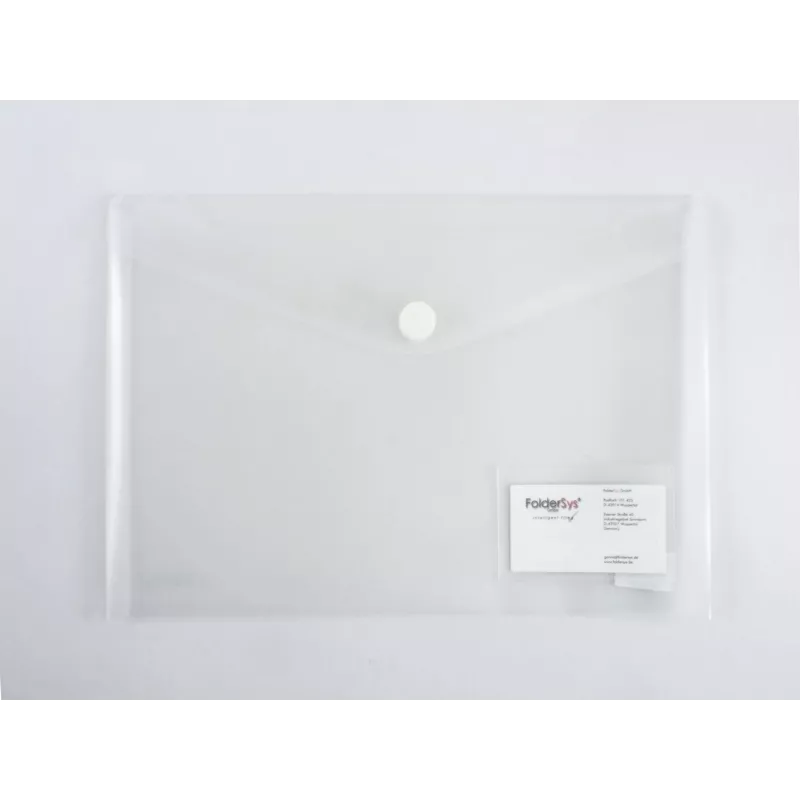 FolderSys 10 documenthoezen transparant glad A4