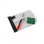 FolderSys SnapBag DIN A6 helder transparante PVC-vrije documententas met zwarte naad