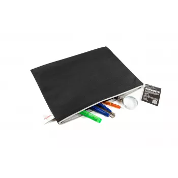 FolderSys A4 ritszak zwart ondoorzichtig non-woven PP 270 x 350 mm