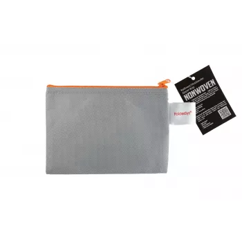 FolderSys ritszak A6 grijs ondoorzichtig non-woven PP 125 x 180 mm