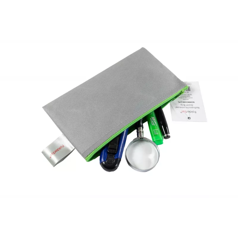 FolderSys ritszakje DL grijs ondoorzichtig PP-vlies 120 x 220 mm