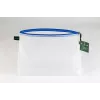 Foldersys documentenzak met ritssluiting A4 transparant/blauw 0,28 mm 1 st.
