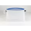 Foldersys documentenzak met ritssluiting A4 transparant/blauw 0,28 mm 1 st.