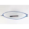 Foldersys documentenzak met ritssluiting A4 transparant/blauw 0,28 mm 1 st.