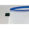 Foldersys documentenzak met ritssluiting A4 transparant/blauw 0,28 mm 1 st.