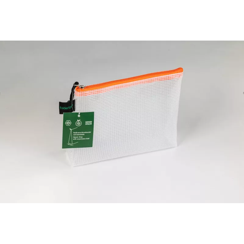 FolderSys ritszakje transparant/oranje 0,28 mm A6 1 stuk