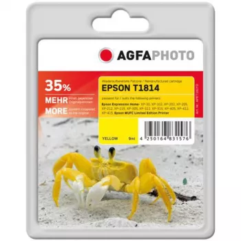AGFAPHOTO APET181SETD Inktcartridge-set - zwart, cyaan, magenta, geel (4-pack) compatibel met Brother LC-1100